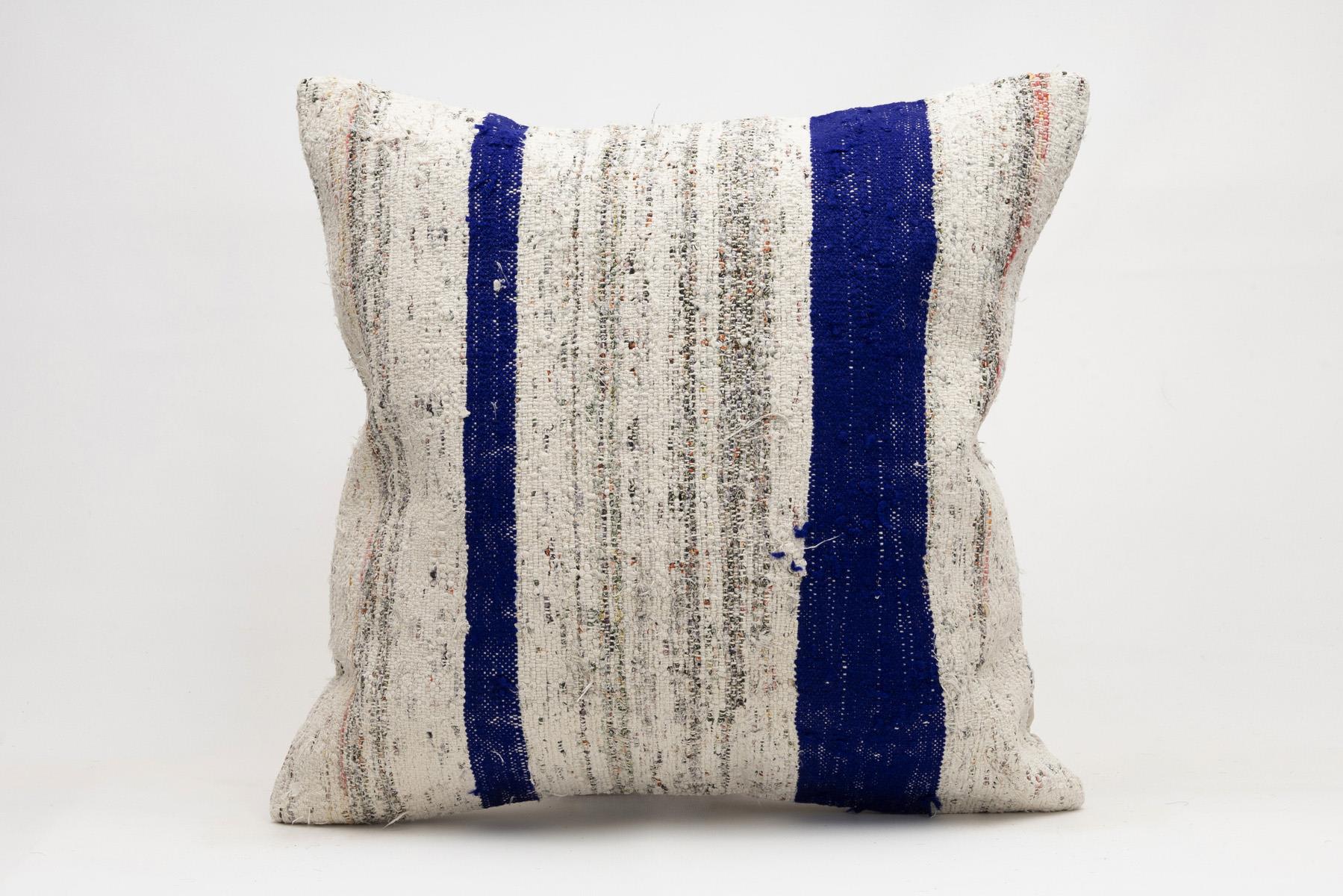 20x20 inches (50x50 cm) Kilim Pillow | KILIM WHOLESALE - Vintage Handmade Pillows - Vintage Handmade Kilim Rugs - It is 100% wool. Artistic and historical rugs. Old handwoven rugs. - Online hand woven rugs and kilim cushions sales. Shipping to a