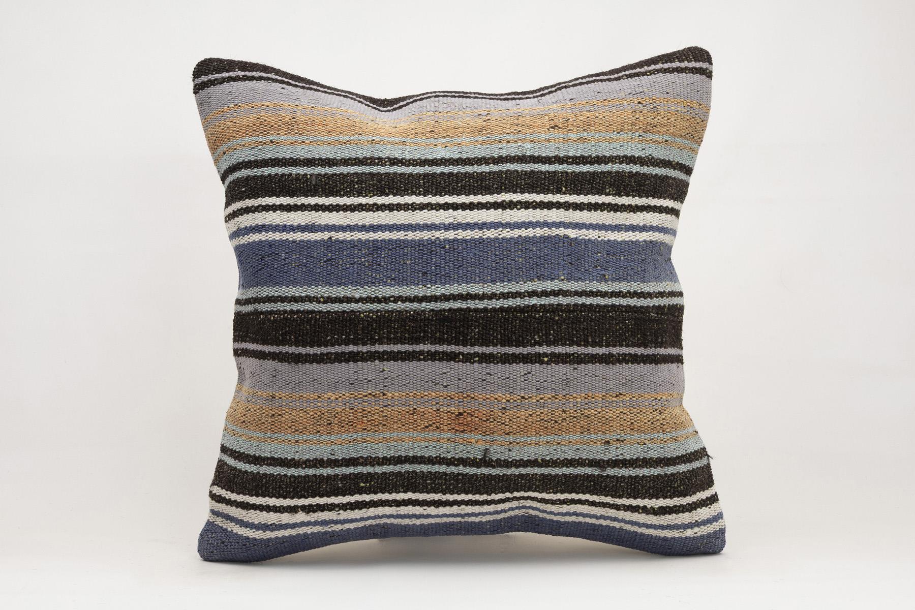 20x20 inches (50x50 cm) Kilim Pillow | KILIM WHOLESALE - Vintage Handmade Pillows - Vintage Handmade Kilim Rugs - It is 100% wool. Artistic and historical rugs. Old handwoven rugs. - Online hand woven rugs and kilim cushions sales. Shipping to a