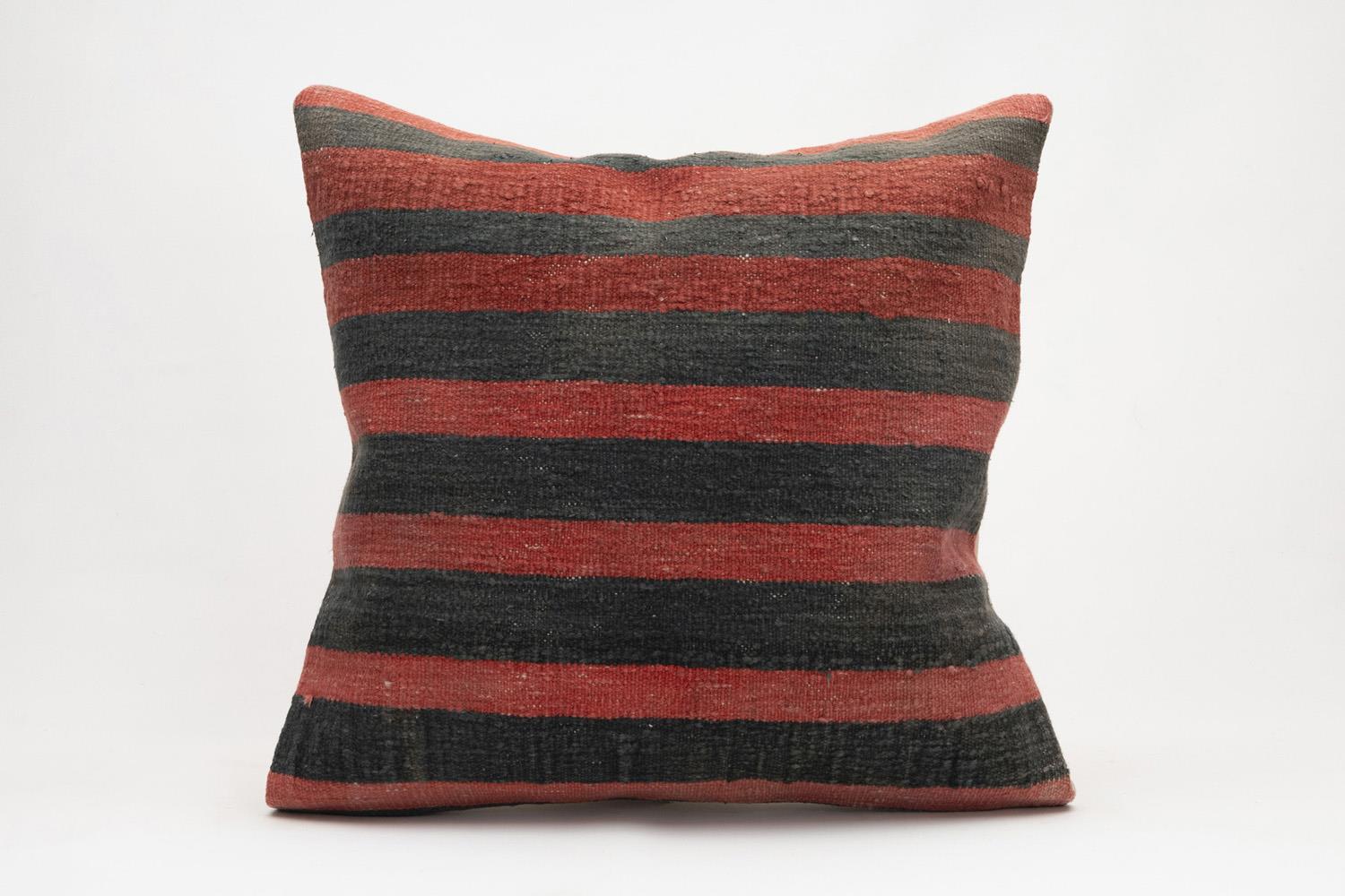 20x20 inches (50x50 cm) Kilim Pillow | KILIM WHOLESALE - Vintage Handmade Pillows - Vintage Handmade Kilim Rugs - It is 100% wool. Artistic and historical rugs. Old handwoven rugs. - Online hand woven rugs and kilim cushions sales. Shipping to a