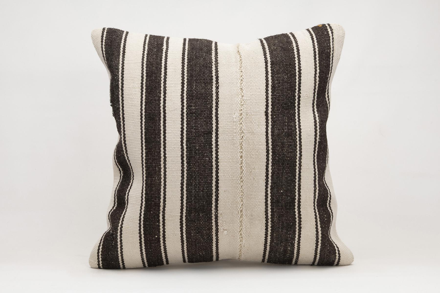 20x20 inches (50x50 cm) Kilim Pillow | KILIM WHOLESALE - Vintage Handmade Pillows - Vintage Handmade Kilim Rugs - It is 100% wool. Artistic and historical rugs. Old handwoven rugs. - Online hand woven rugs and kilim cushions sales. Shipping to a