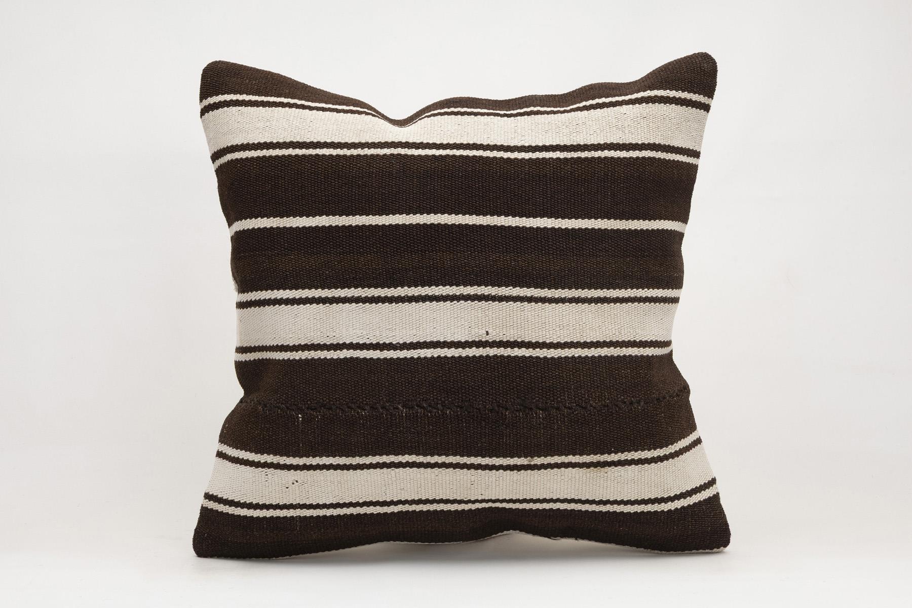 20x20 inches (50x50 cm) Kilim Pillow | KILIM WHOLESALE - Vintage Handmade Pillows - Vintage Handmade Kilim Rugs - It is 100% wool. Artistic and historical rugs. Old handwoven rugs. - Online hand woven rugs and kilim cushions sales. Shipping to a