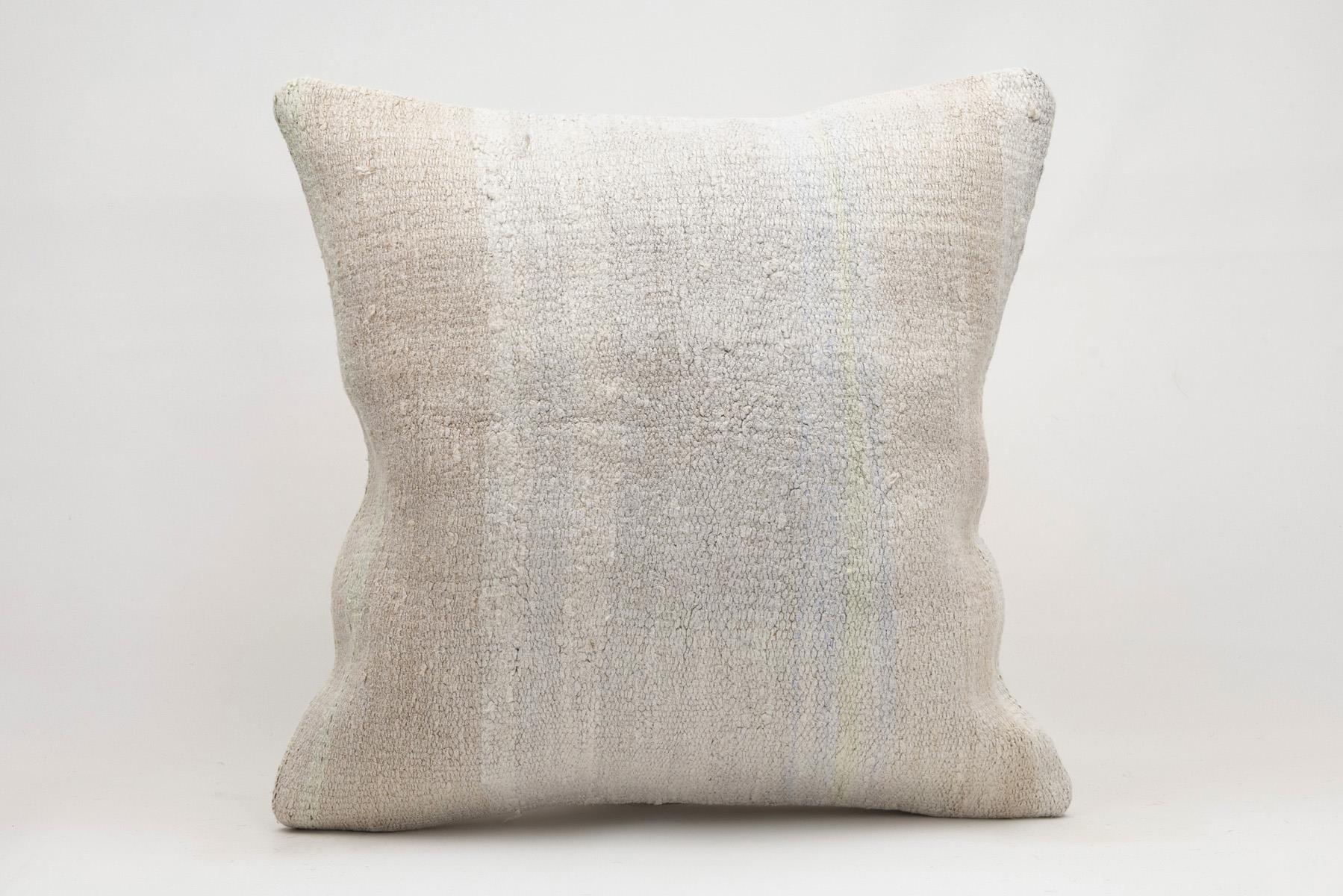 20x20 inches (50x50 cm) Kilim Pillow | KILIM WHOLESALE - Vintage Handmade Pillows - Vintage Handmade Kilim Rugs - It is 100% wool. Artistic and historical rugs. Old handwoven rugs. - Online hand woven rugs and kilim cushions sales. Shipping to a