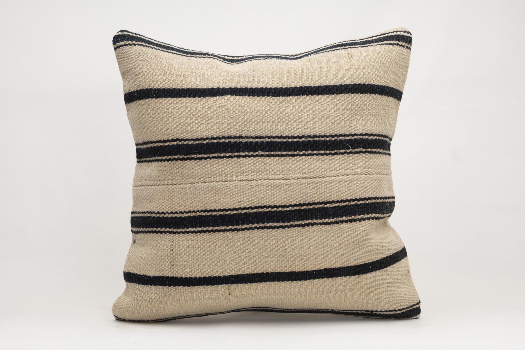 20x20 inches (50x50 cm) Kilim Pillow | KILIM WHOLESALE - Vintage Handmade Pillows - Vintage Handmade Kilim Rugs - It is 100% wool. Artistic and historical rugs. Old handwoven rugs. - Online hand woven rugs and kilim cushions sales. Shipping to a