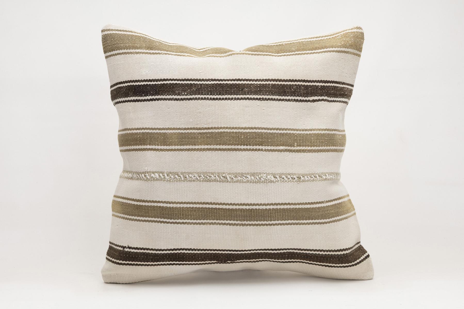 20x20 inches (50x50 cm) Kilim Pillow | KILIM WHOLESALE - Vintage Handmade Pillows - Vintage Handmade Kilim Rugs - It is 100% wool. Artistic and historical rugs. Old handwoven rugs. - Online hand woven rugs and kilim cushions sales. Shipping to a