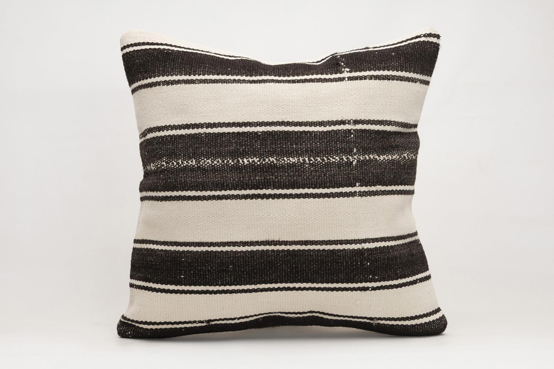 20x20 inches (50x50 cm) Kilim Pillow | KILIM WHOLESALE - Vintage Handmade Pillows - Vintage Handmade Kilim Rugs - It is 100% wool. Artistic and historical rugs. Old handwoven rugs. - Online hand woven rugs and kilim cushions sales. Shipping to a