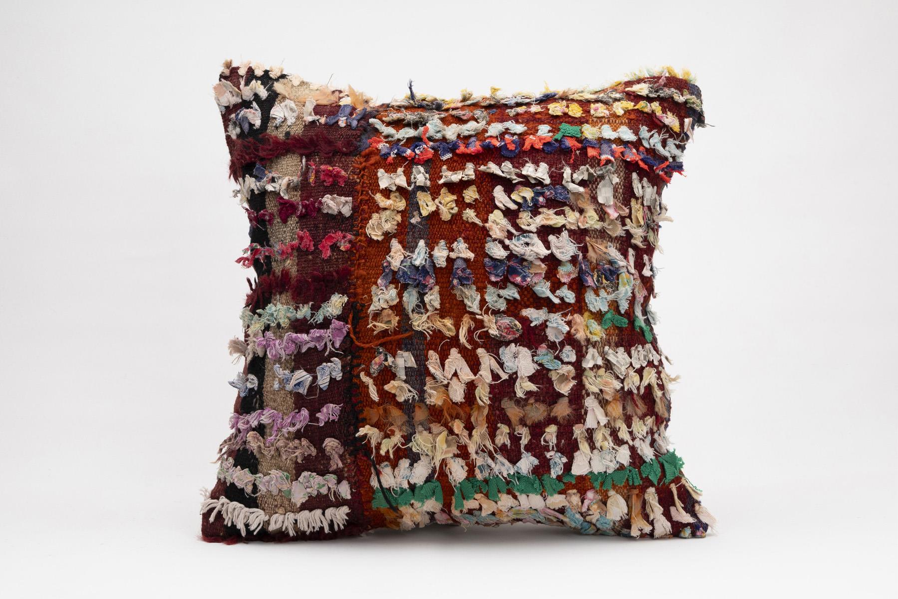 20''20'' (50x50 cm) Kilim Pillows - Vintage Handmade Kilim Pillows - Vintage Handmade Kilim Rugs - It is 100% wool. Artistic and historical rugs. Old handwoven rugs.