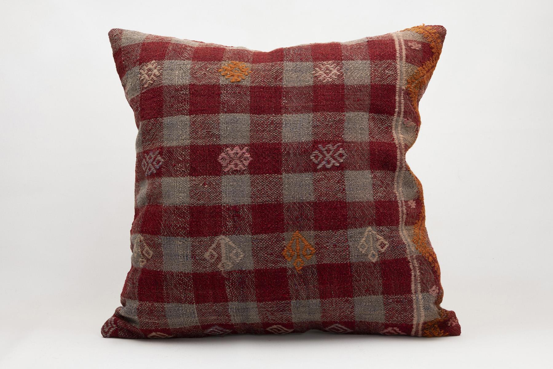 16x24 inches (40x60 cm) Kilim Pillow | KILIM WHOLESALE - Vintage Handmade Pillows - Vintage Handmade Kilim Rugs - It is 100% wool. Artistic and historical rugs. Old handwoven rugs. - Online hand woven rugs and kilim cushions sales. Shipping to a