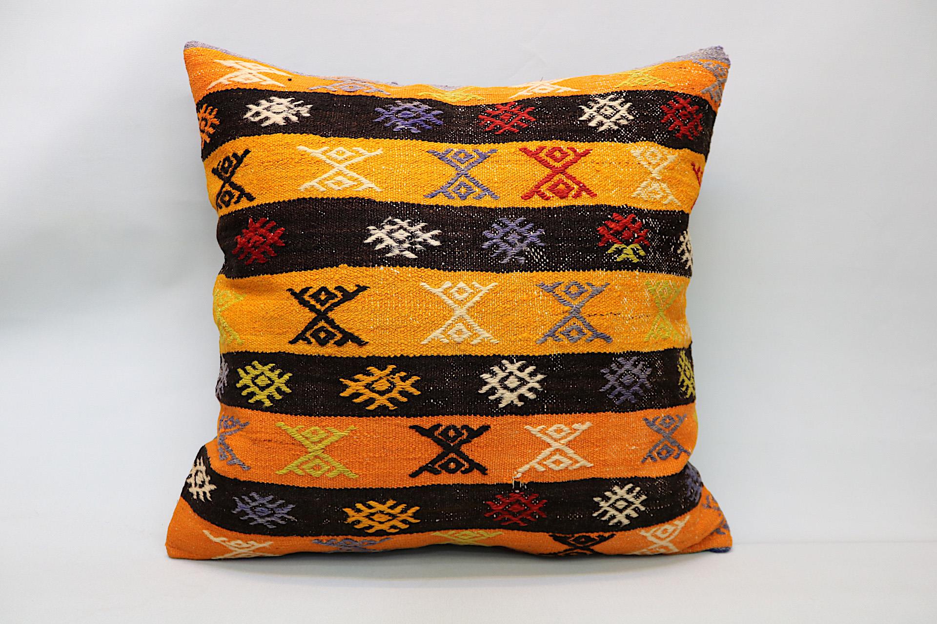 16x24 inches (40x60 cm) Kilim Pillow | KILIM WHOLESALE - Vintage Handmade Pillows - Vintage Handmade Kilim Rugs - It is 100% wool. Artistic and historical rugs. Old handwoven rugs. - Online hand woven rugs and kilim cushions sales. Shipping to a