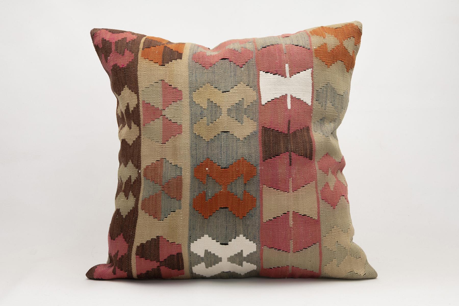 16x24 inches (40x60 cm) Kilim Pillow | KILIM WHOLESALE - Vintage Handmade Pillows - Vintage Handmade Kilim Rugs - It is 100% wool. Artistic and historical rugs. Old handwoven rugs. - Online hand woven rugs and kilim cushions sales. Shipping to a