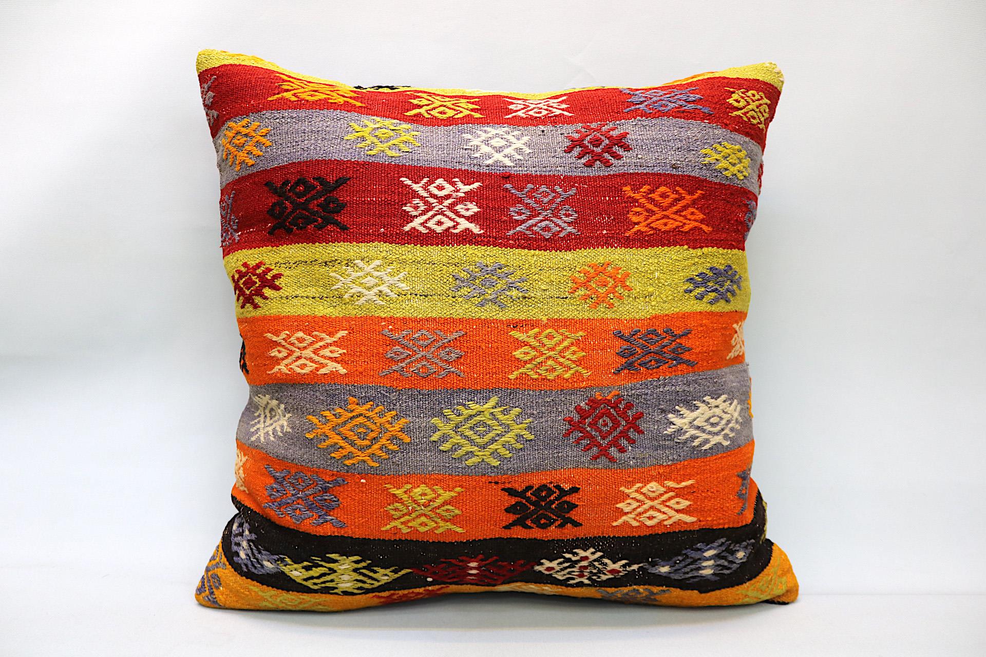 16x24 inches (40x60 cm) Kilim Pillow | KILIM WHOLESALE - Vintage Handmade Pillows - Vintage Handmade Kilim Rugs - It is 100% wool. Artistic and historical rugs. Old handwoven rugs. - Online hand woven rugs and kilim cushions sales. Shipping to a