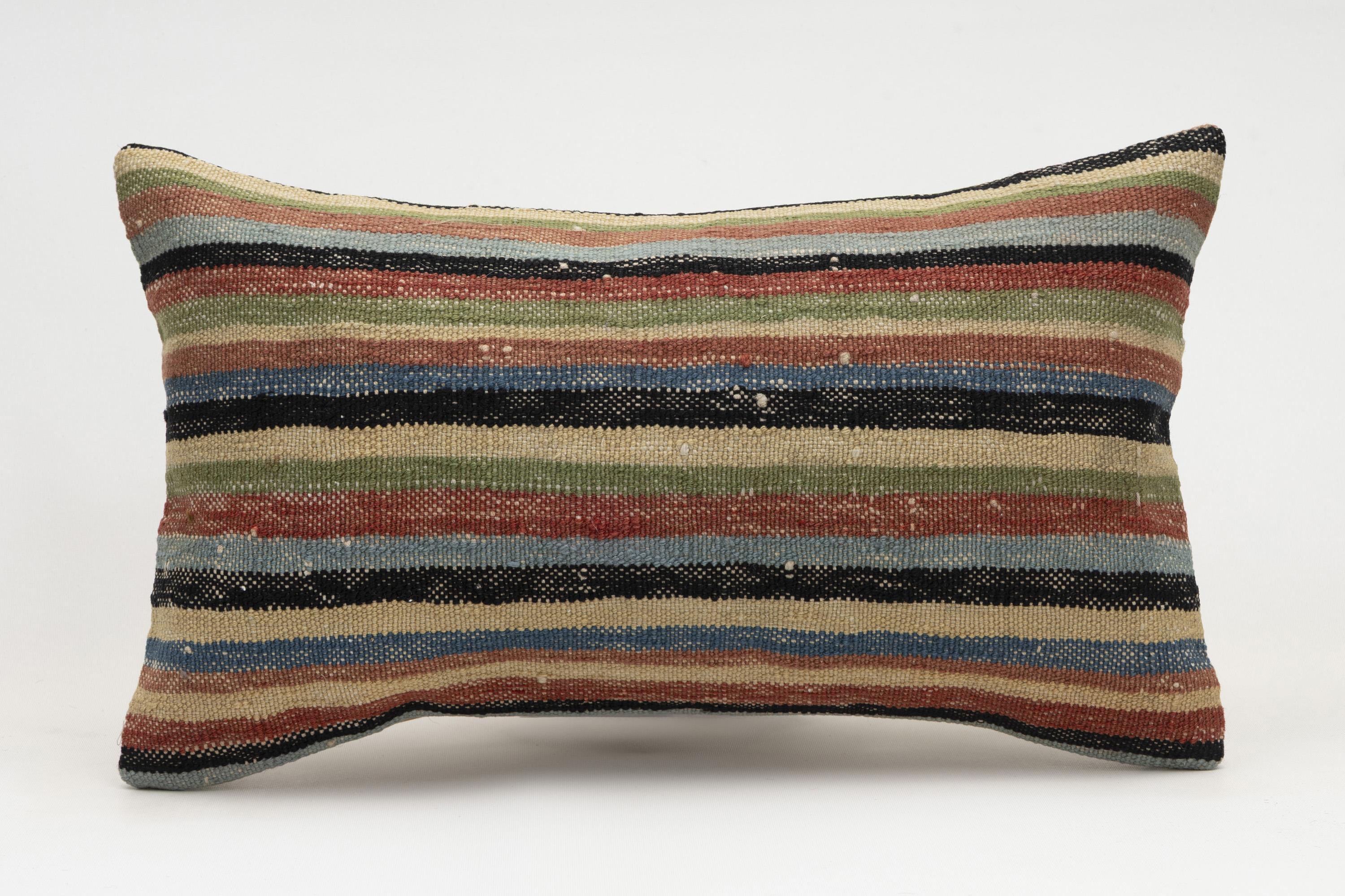 12x20 inches (30x50 cm) Kilim Pillow | KILIM WHOLESALE - Vintage Handmade Pillows - Vintage Handmade Kilim Rugs - It is 100% wool. Artistic and historical rugs. Old handwoven rugs. - Online hand woven rugs and kilim cushions sales. Shipping to a