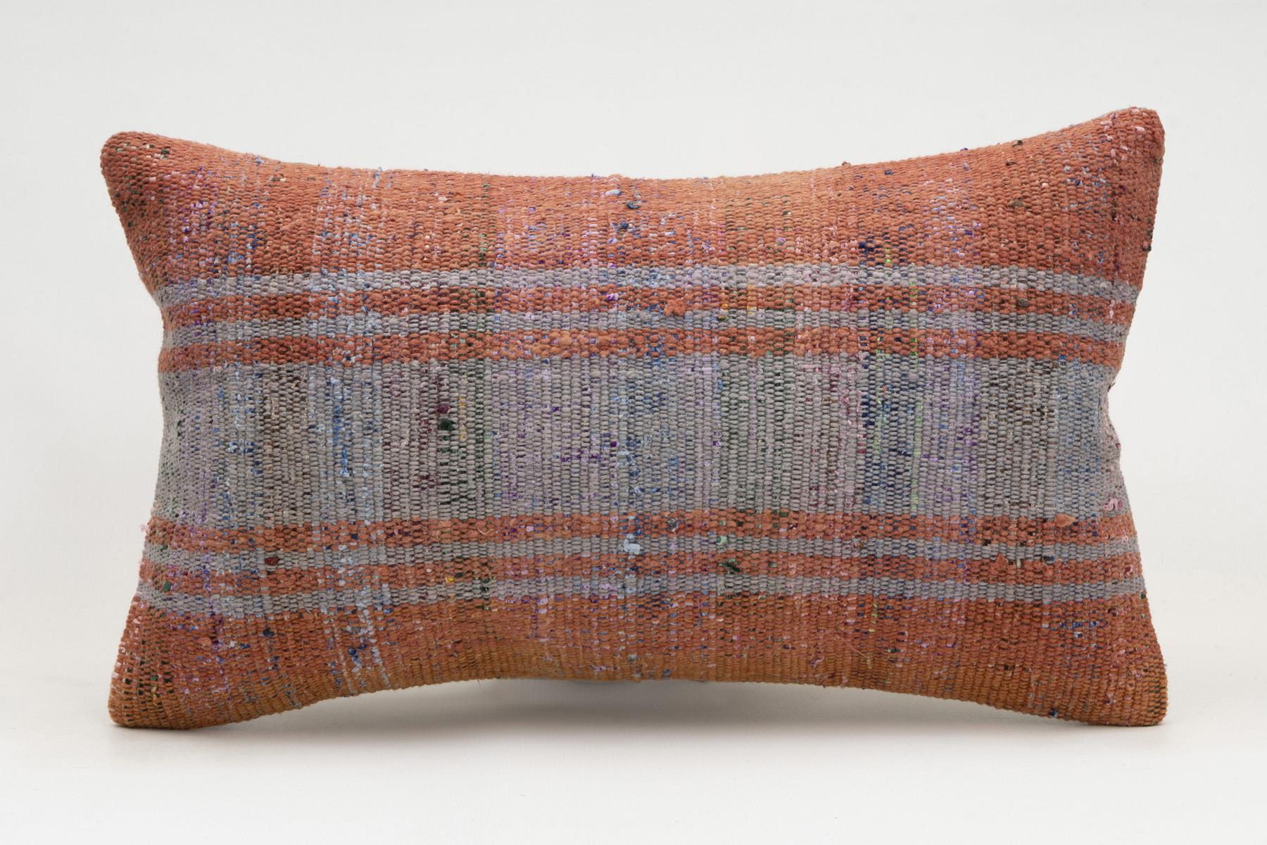 12x20 inches (30x50 cm) Kilim Pillow | KILIM WHOLESALE - Vintage Handmade Pillows - Vintage Handmade Kilim Rugs - It is 100% wool. Artistic and historical rugs. Old handwoven rugs. - Online hand woven rugs and kilim cushions sales. Shipping to a