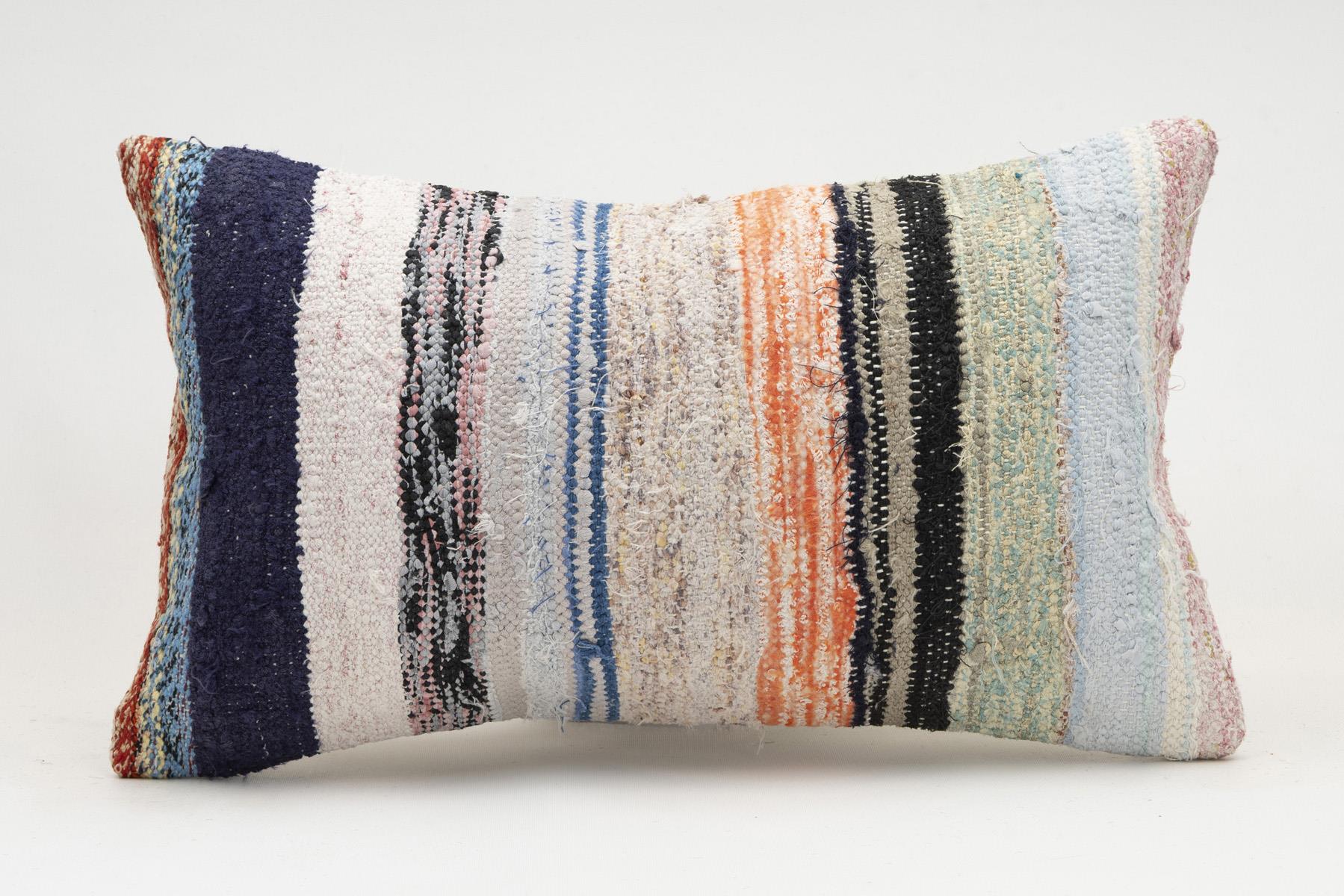 12x20 inches (30x50 cm) Kilim Pillow | KILIM WHOLESALE - Vintage Handmade Pillows - Vintage Handmade Kilim Rugs - It is 100% wool. Artistic and historical rugs. Old handwoven rugs. - Online hand woven rugs and kilim cushions sales. Shipping to a