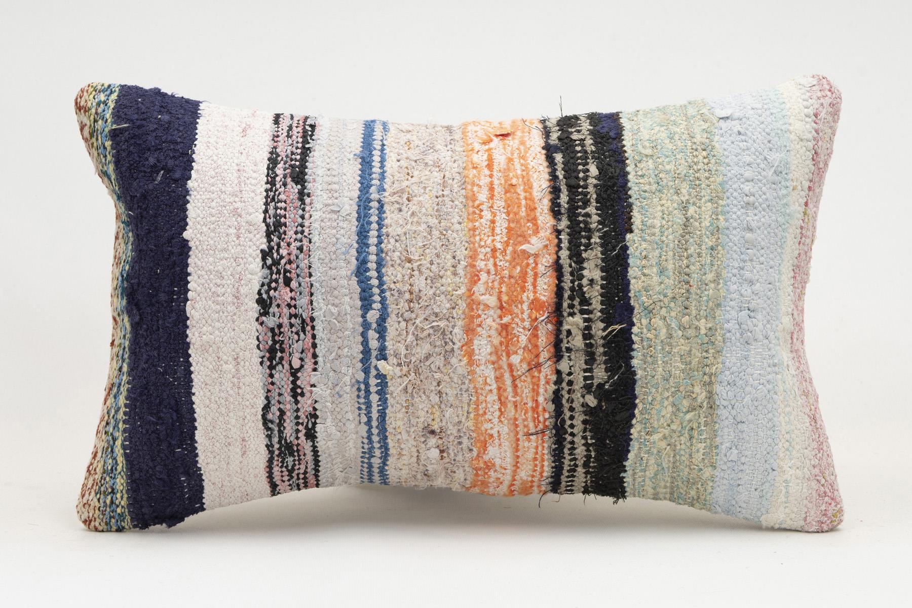 12x20 inches (30x50 cm) Kilim Pillow | KILIM WHOLESALE - Vintage Handmade Pillows - Vintage Handmade Kilim Rugs - It is 100% wool. Artistic and historical rugs. Old handwoven rugs. - Online hand woven rugs and kilim cushions sales. Shipping to a