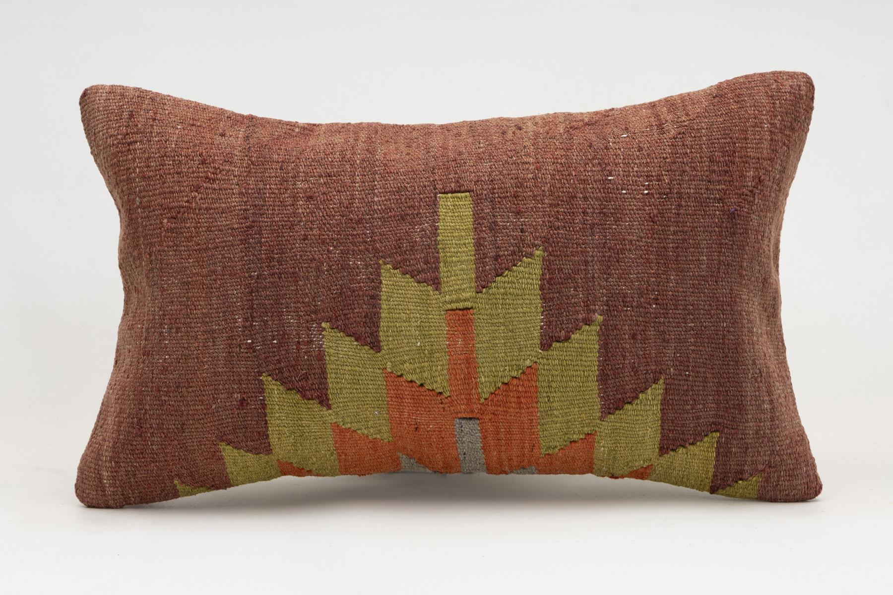 12x20 inches (30x50 cm) Kilim Pillow | KILIM WHOLESALE - Vintage Handmade Pillows - Vintage Handmade Kilim Rugs - It is 100% wool. Artistic and historical rugs. Old handwoven rugs. - Online hand woven rugs and kilim cushions sales. Shipping to a