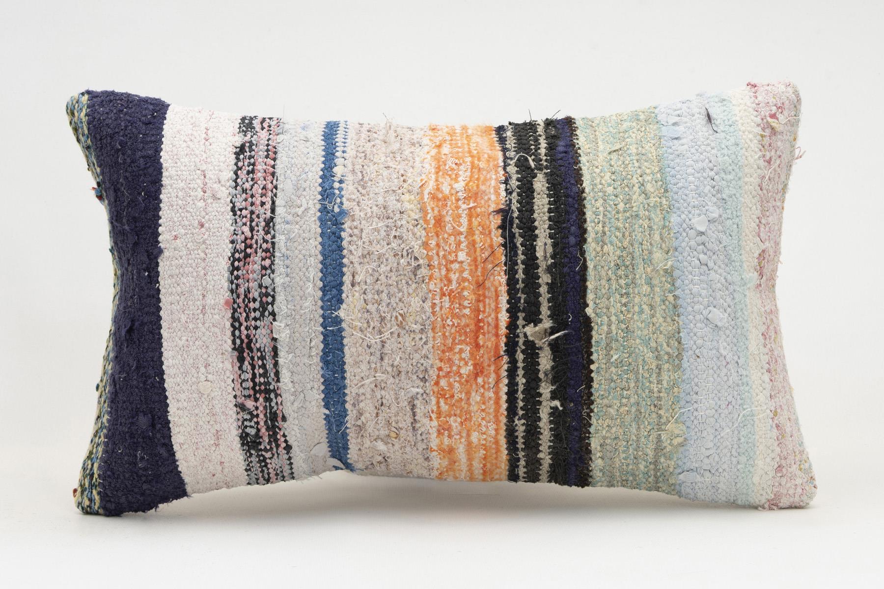 12x20 inches (30x50 cm) Kilim Pillow | KILIM WHOLESALE - Vintage Handmade Pillows - Vintage Handmade Kilim Rugs - It is 100% wool. Artistic and historical rugs. Old handwoven rugs. - Online hand woven rugs and kilim cushions sales. Shipping to a