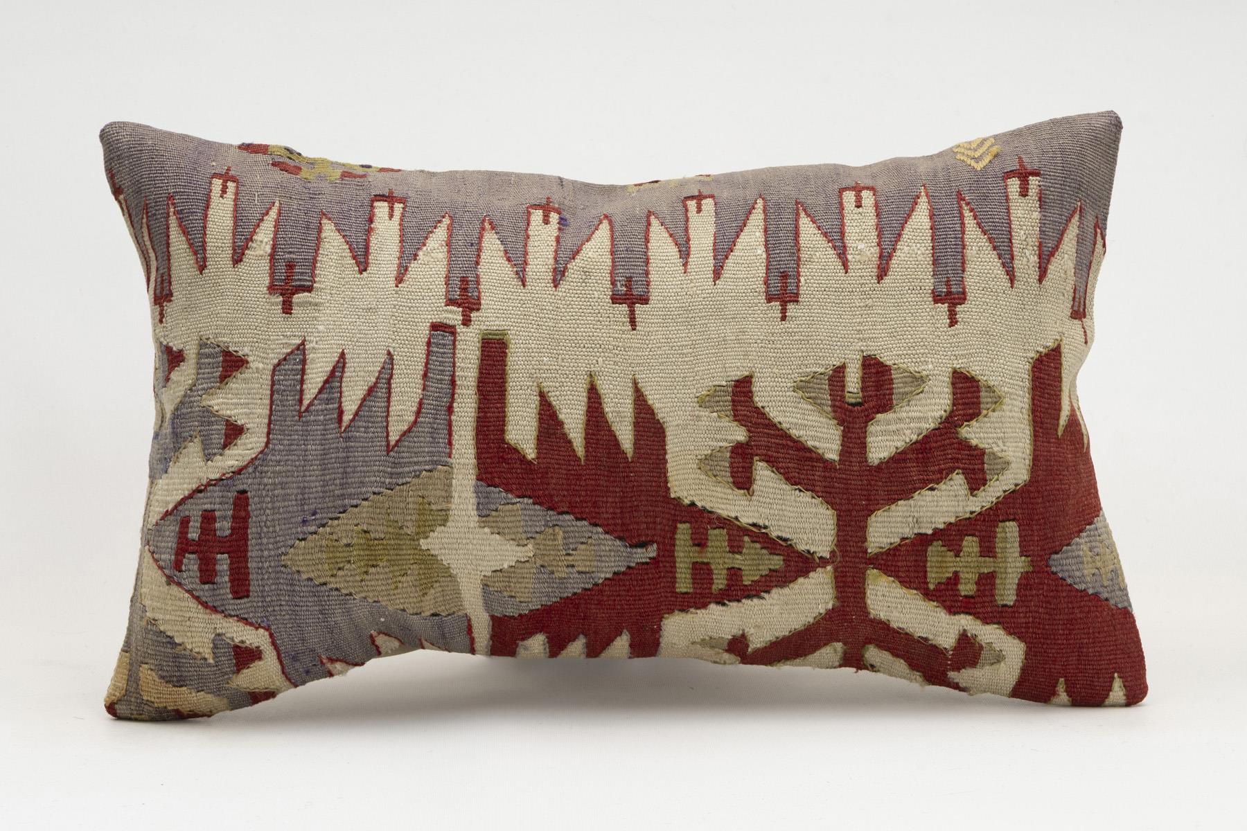 12x20 inches (30x50 cm) Kilim Pillow | KILIM WHOLESALE - Vintage Handmade Pillows - Vintage Handmade Kilim Rugs - It is 100% wool. Artistic and historical rugs. Old handwoven rugs. - Online hand woven rugs and kilim cushions sales. Shipping to a