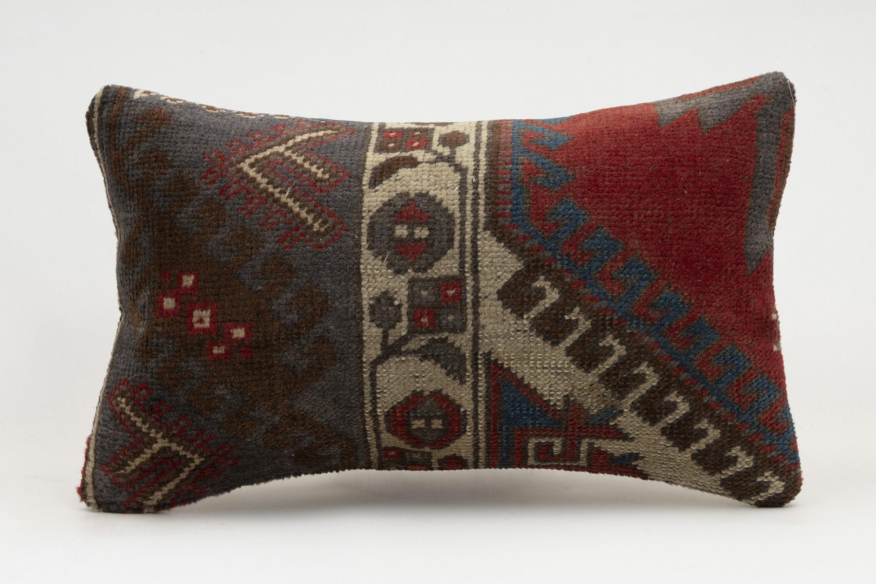 12x20 inches (30x50 cm) Kilim Pillow | KILIM WHOLESALE - Vintage Handmade Pillows - Vintage Handmade Kilim Rugs - It is 100% wool. Artistic and historical rugs. Old handwoven rugs. - Online hand woven rugs and kilim cushions sales. Shipping to a