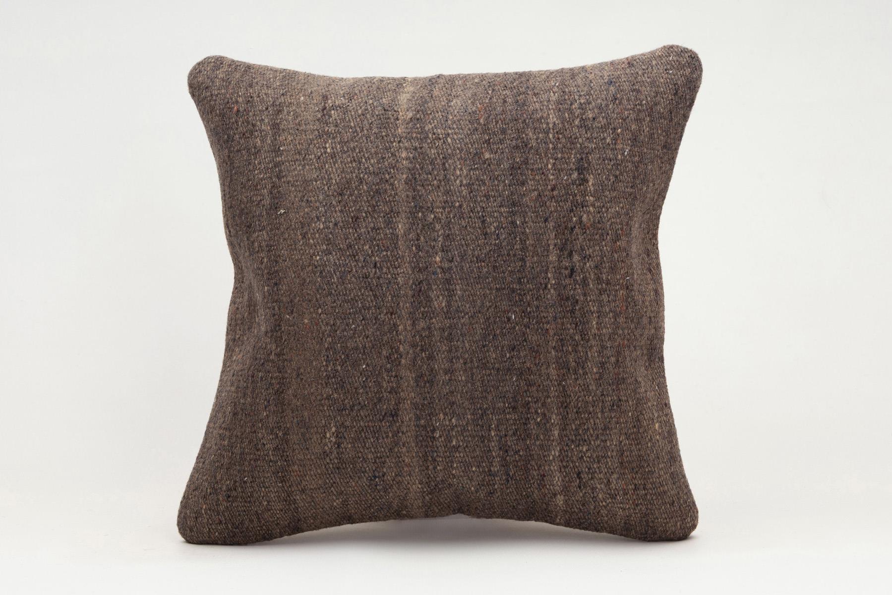 16x16 inches (40x40 cm) Kilim Pillow | KILIM WHOLESALE - Vintage Handmade Pillows - Vintage Handmade Kilim Rugs - It is 100% wool. Artistic and historical rugs. Old handwoven rugs. - Online hand woven rugs and kilim cushions sales. Shipping to a
