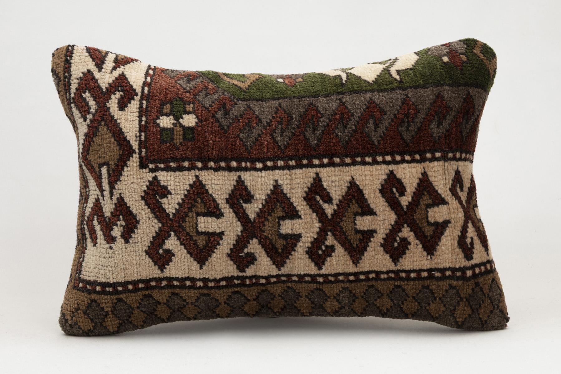 16x24 inches (40x60 cm) Kilim Pillow | KILIM WHOLESALE - Vintage Handmade Pillows - Vintage Handmade Kilim Rugs - It is 100% wool. Artistic and historical rugs. Old handwoven rugs. - Online hand woven rugs and kilim cushions sales. Shipping to a