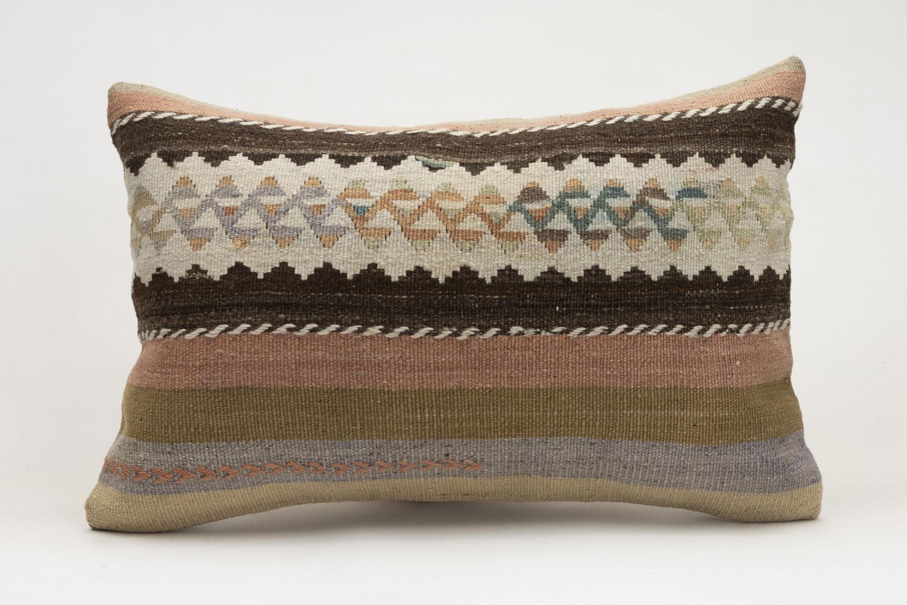 16x24 inches (40x60 cm) Kilim Pillow | KILIM WHOLESALE - Vintage Handmade Pillows - Vintage Handmade Kilim Rugs - It is 100% wool. Artistic and historical rugs. Old handwoven rugs. - Online hand woven rugs and kilim cushions sales. Shipping to a