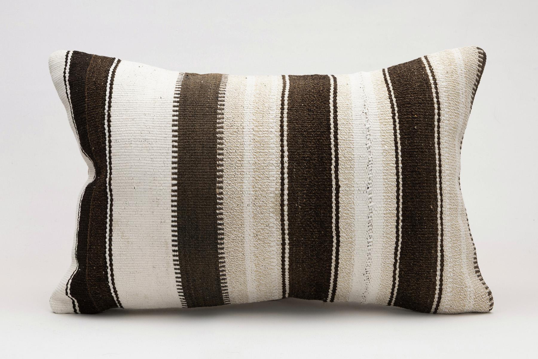 16x24 inches (40x60 cm) Kilim Pillow | KILIM WHOLESALE - Vintage Handmade Pillows - Vintage Handmade Kilim Rugs - It is 100% wool. Artistic and historical rugs. Old handwoven rugs. - Online hand woven rugs and kilim cushions sales. Shipping to a