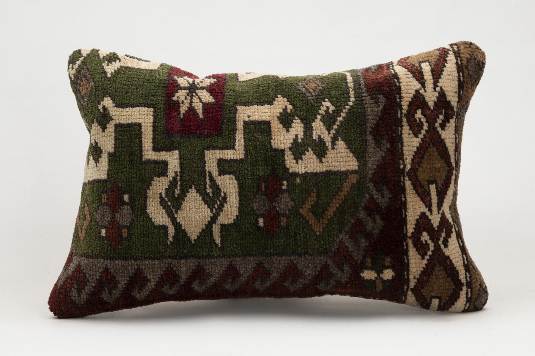 16x24 inches (40x60 cm) Kilim Pillow | KILIM WHOLESALE - Vintage Handmade Pillows - Vintage Handmade Kilim Rugs - It is 100% wool. Artistic and historical rugs. Old handwoven rugs. - Online hand woven rugs and kilim cushions sales. Shipping to a
