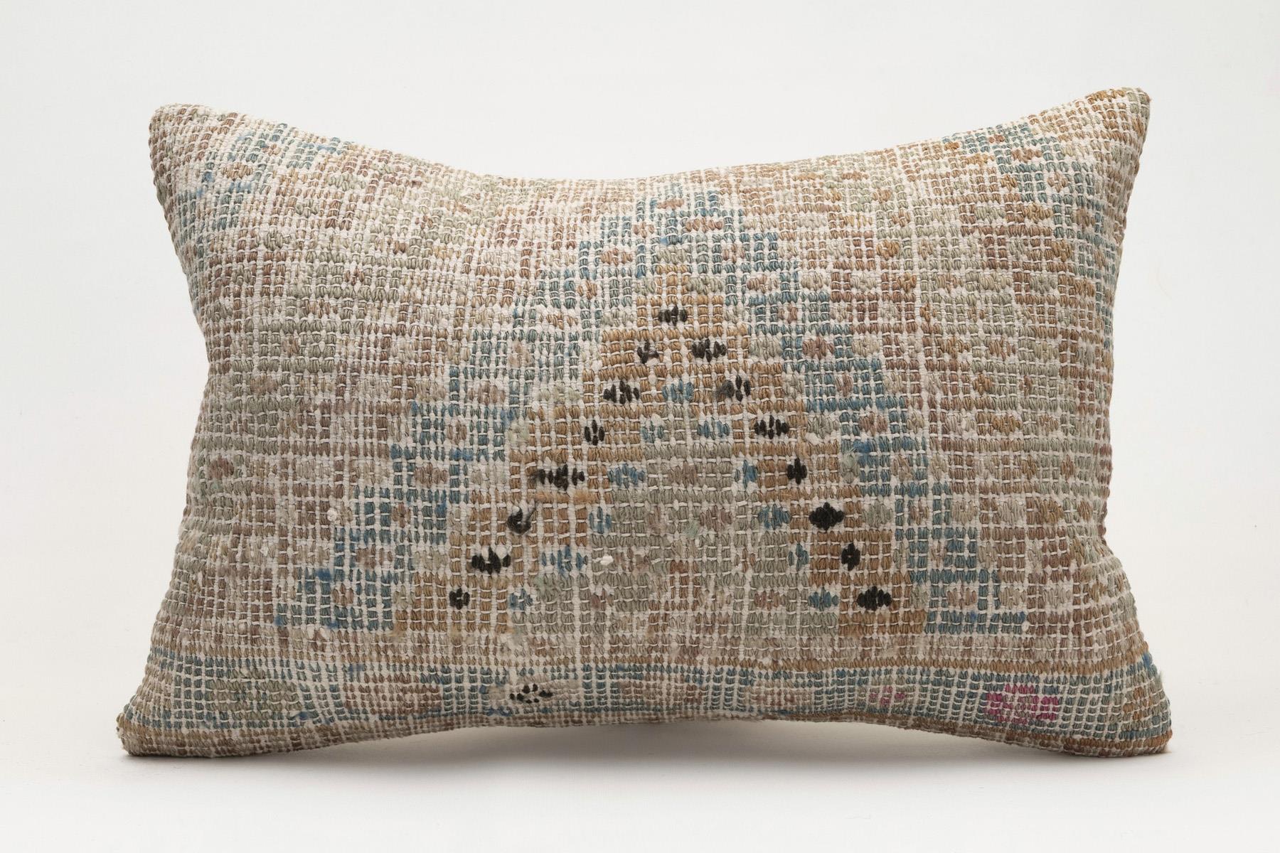 16x24 inches (40x60 cm) Kilim Pillow | KILIM WHOLESALE - Vintage Handmade Pillows - Vintage Handmade Kilim Rugs - It is 100% wool. Artistic and historical rugs. Old handwoven rugs. - Online hand woven rugs and kilim cushions sales. Shipping to a