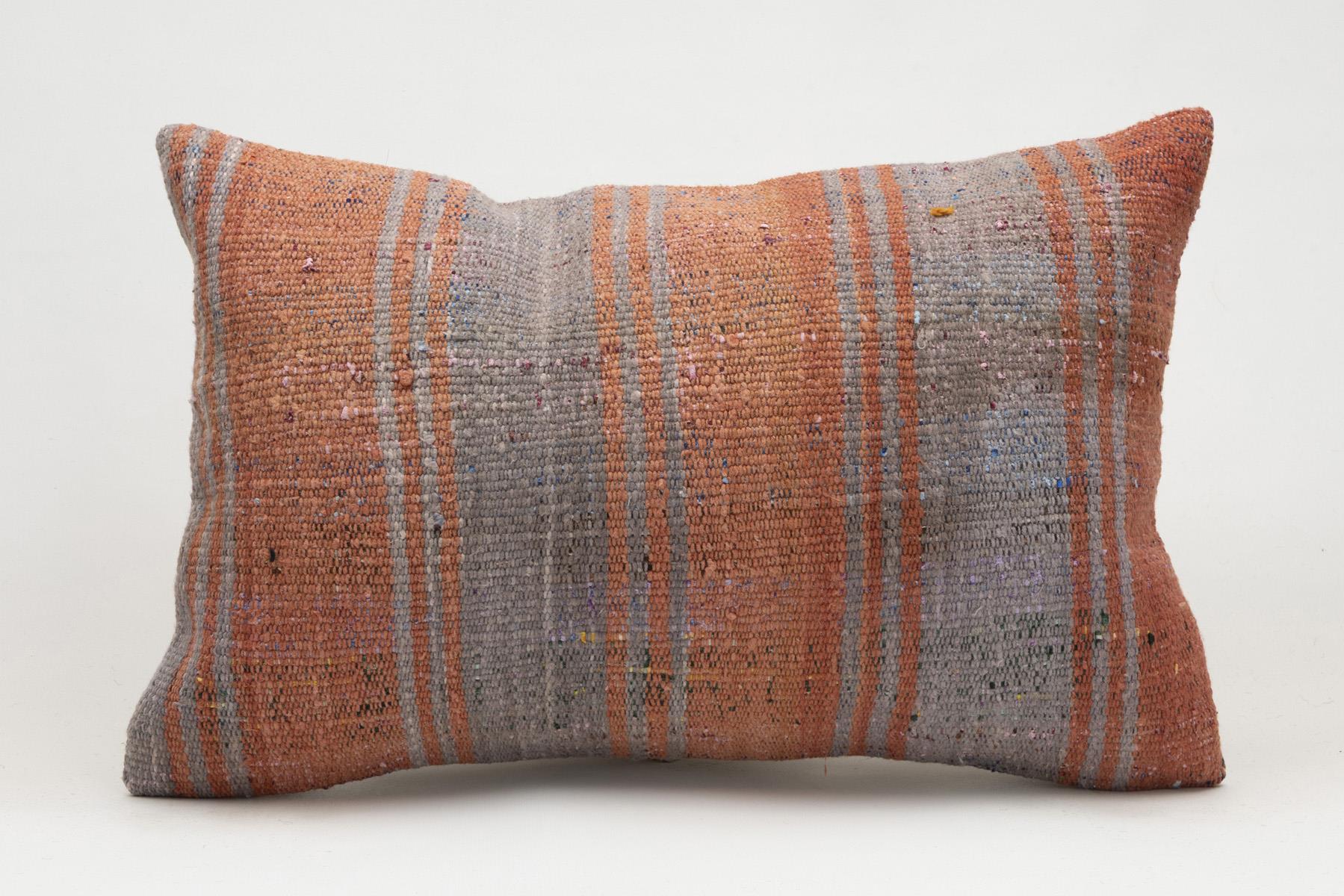 16x24 inches (40x60 cm) Kilim Pillow | KILIM WHOLESALE - Vintage Handmade Pillows - Vintage Handmade Kilim Rugs - It is 100% wool. Artistic and historical rugs. Old handwoven rugs. - Online hand woven rugs and kilim cushions sales. Shipping to a
