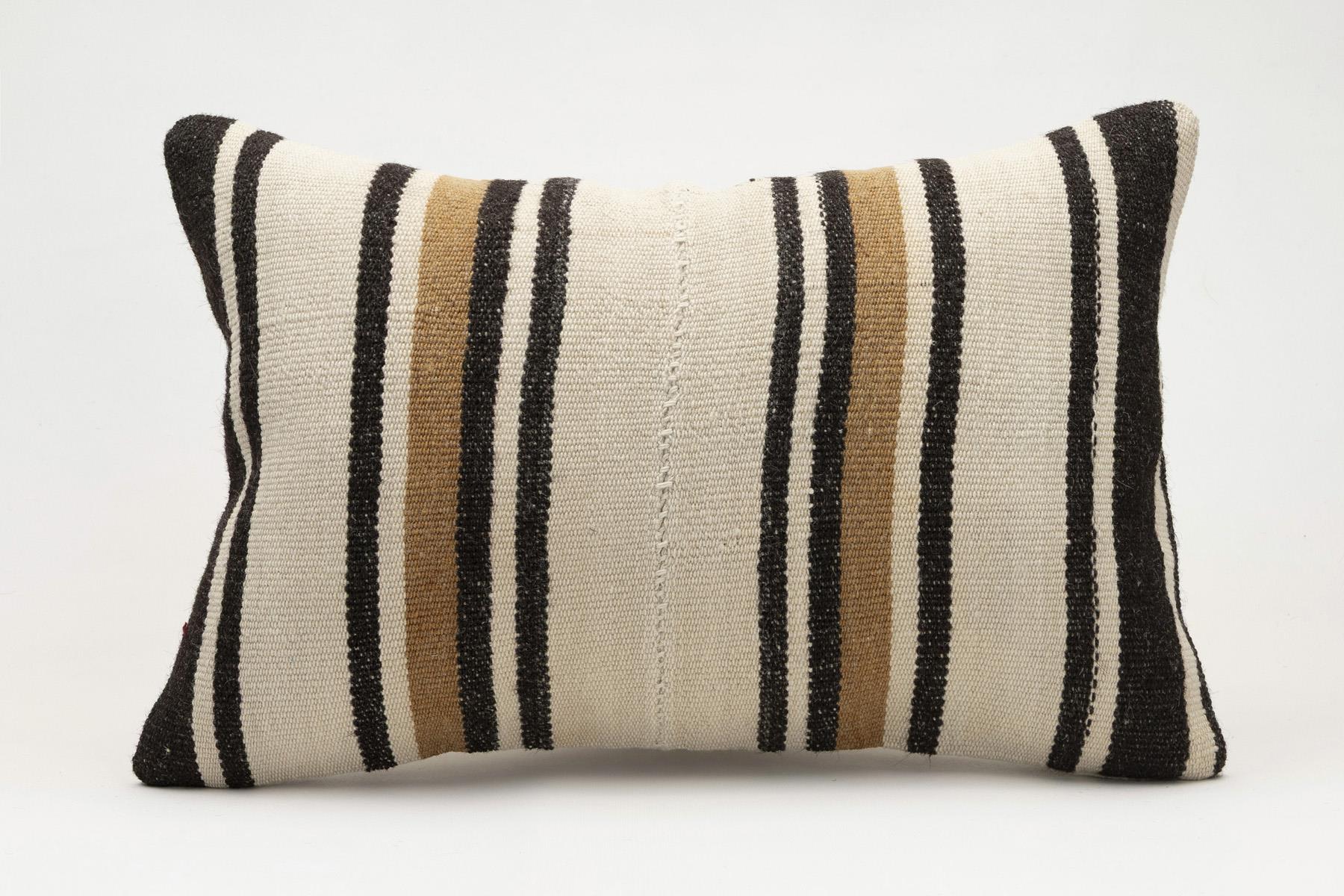 16x24 inches (40x60 cm) Kilim Pillow | KILIM WHOLESALE - Vintage Handmade Pillows - Vintage Handmade Kilim Rugs - It is 100% wool. Artistic and historical rugs. Old handwoven rugs. - Online hand woven rugs and kilim cushions sales. Shipping to a