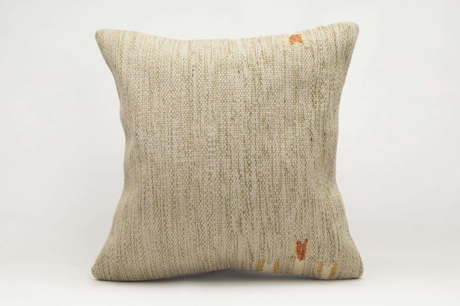 20x20 inches (50x50 cm) Kilim Pillow | KILIM WHOLESALE - Vintage Handmade Pillows - Vintage Handmade Kilim Rugs - It is 100% wool. Artistic and historical rugs. Old handwoven rugs. - Online hand woven rugs and kilim cushions sales. Shipping to a
