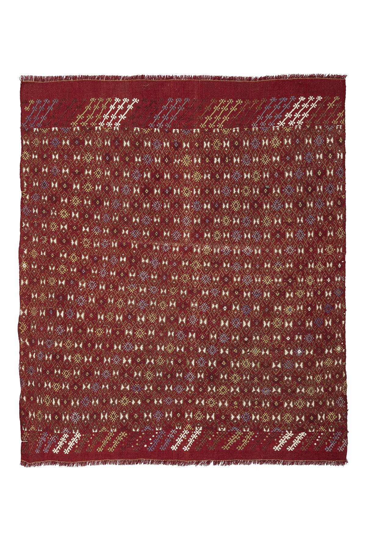 Adana Kilim Rug (3.95 x 4.38 ft)