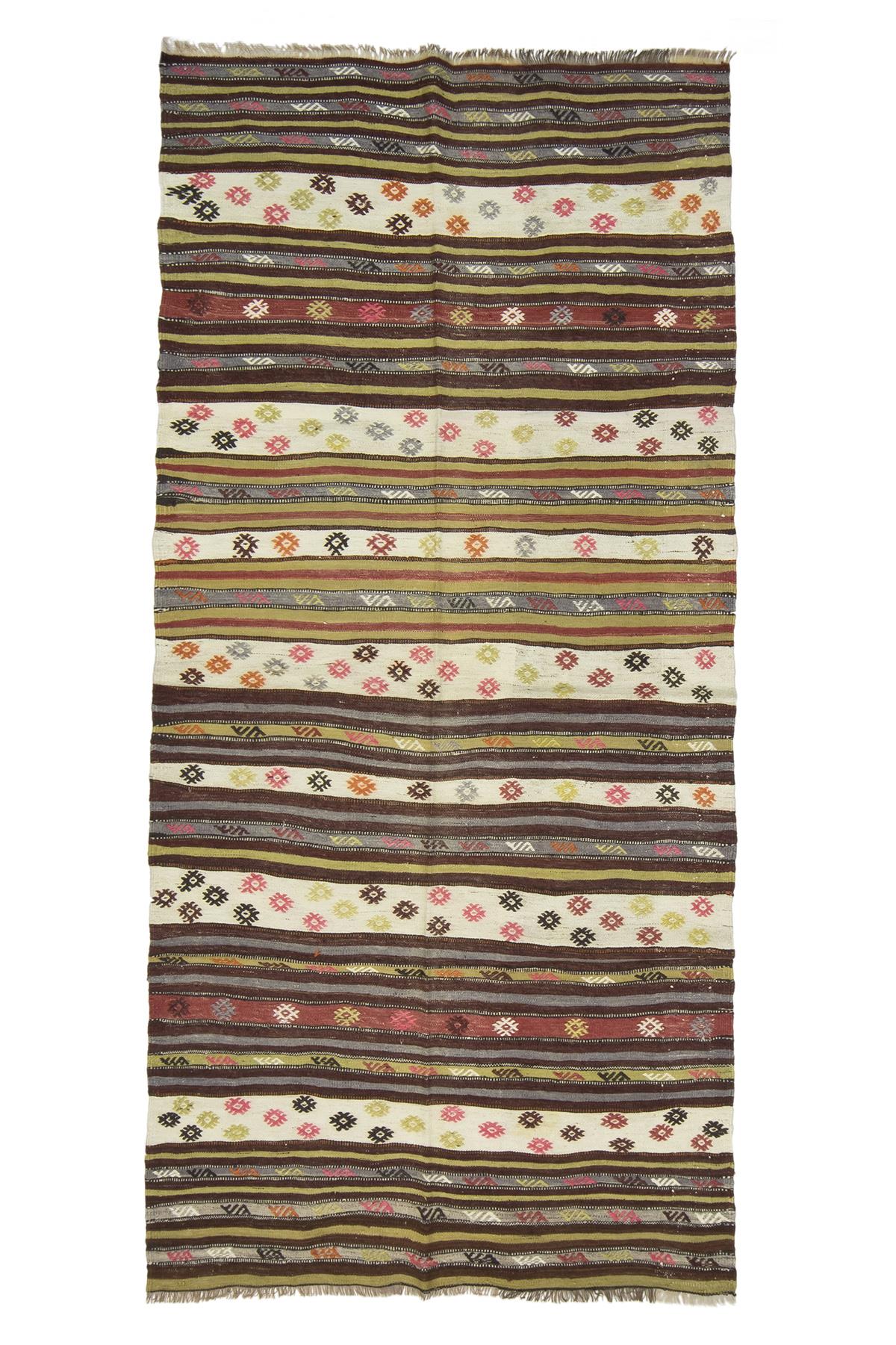 Antalya Kilim Rug (3.8 x 8.2 ft)