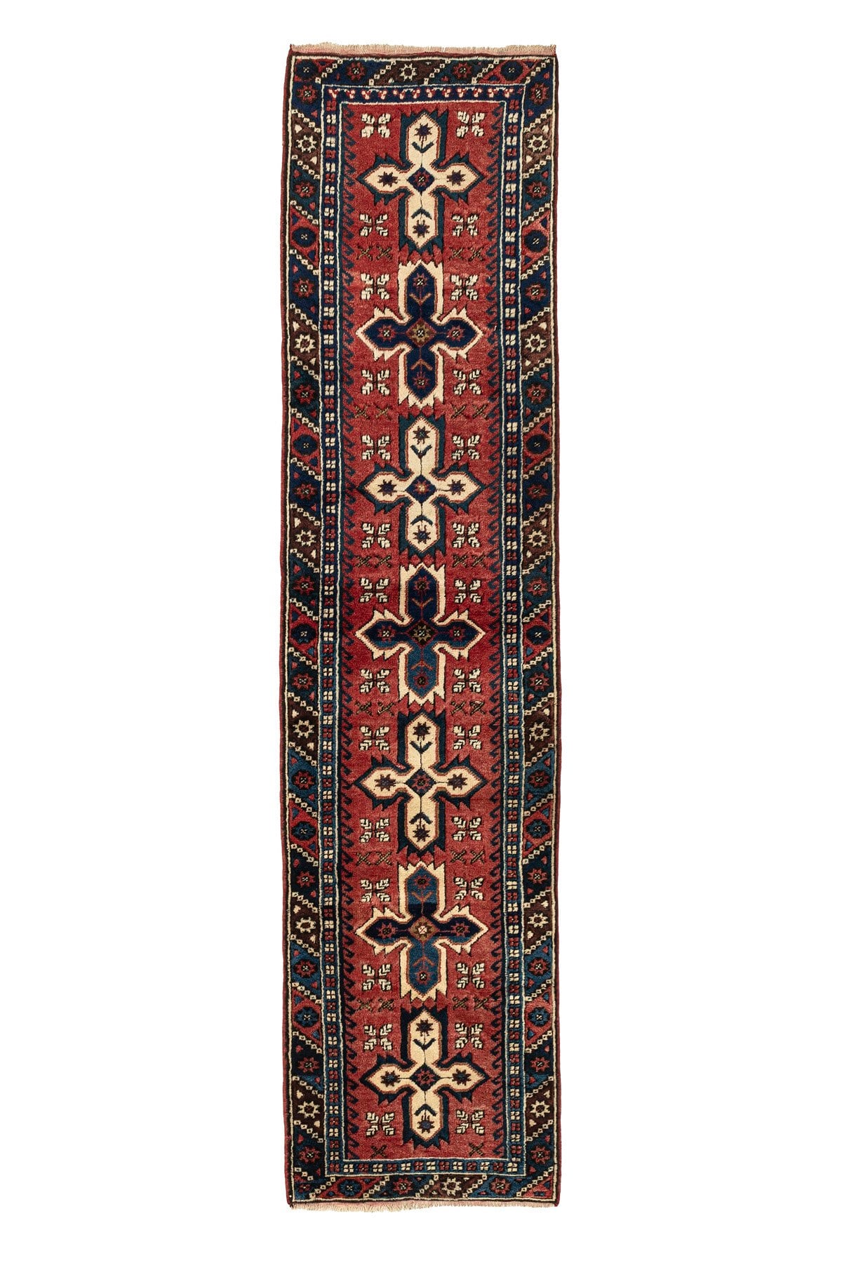 Sivas Kilim Rug (2.5 x 6.6 ft) | KILIM WHOLESALE - Vintage Handmade Pillows - Vintage Handmade Kilim Rugs - It is 100% wool. Artistic and historical rugs. Old handwoven rugs. - Online hand woven rugs and kilim cushions sales. Shipping to all ove