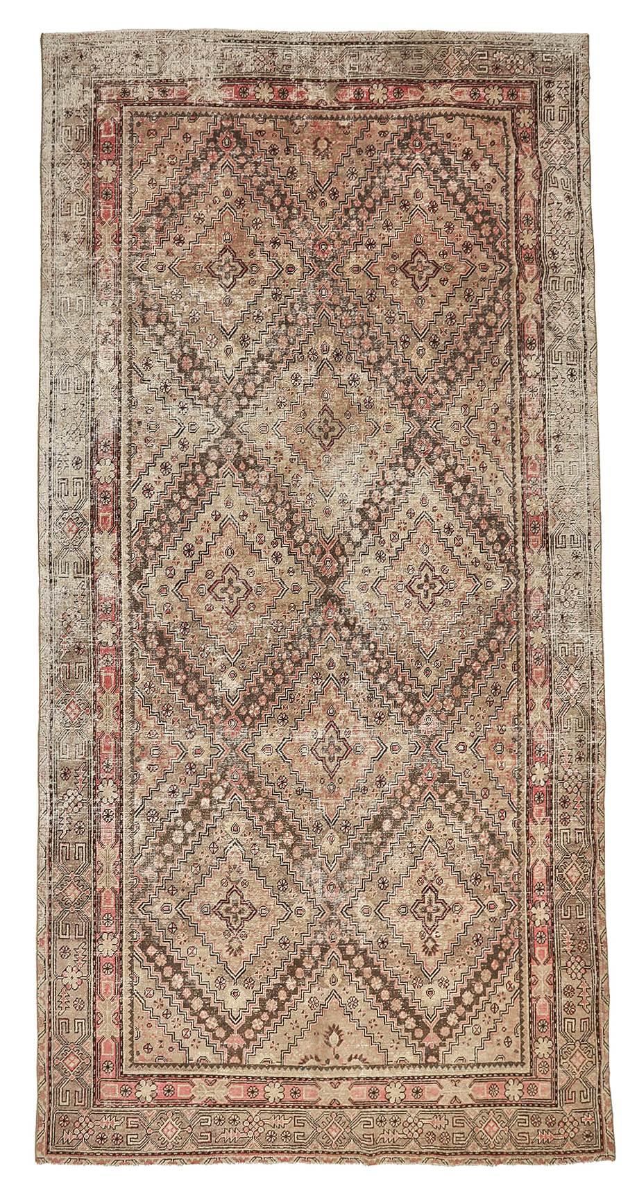 Antique Decorative Khotan Rug - 6`3'' x 12`10''