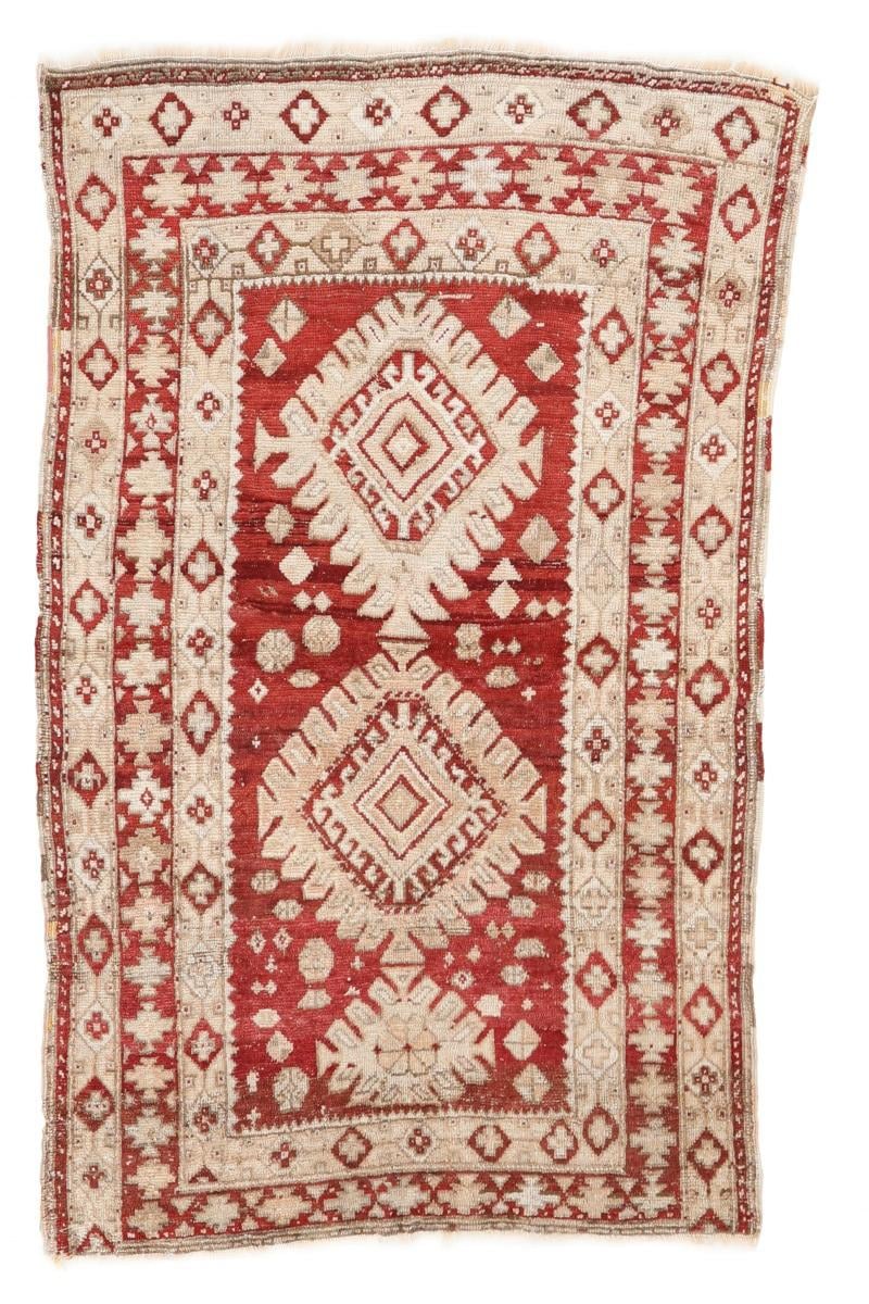 Vintage Small Decorative Rug - 3`8'' x 5`1''