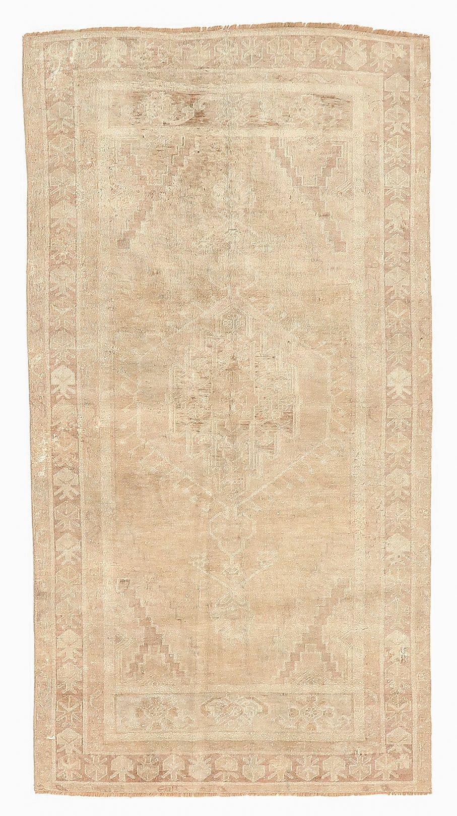 Washed Out Vintage Khotan Rug - 3`4'' x 6`4''