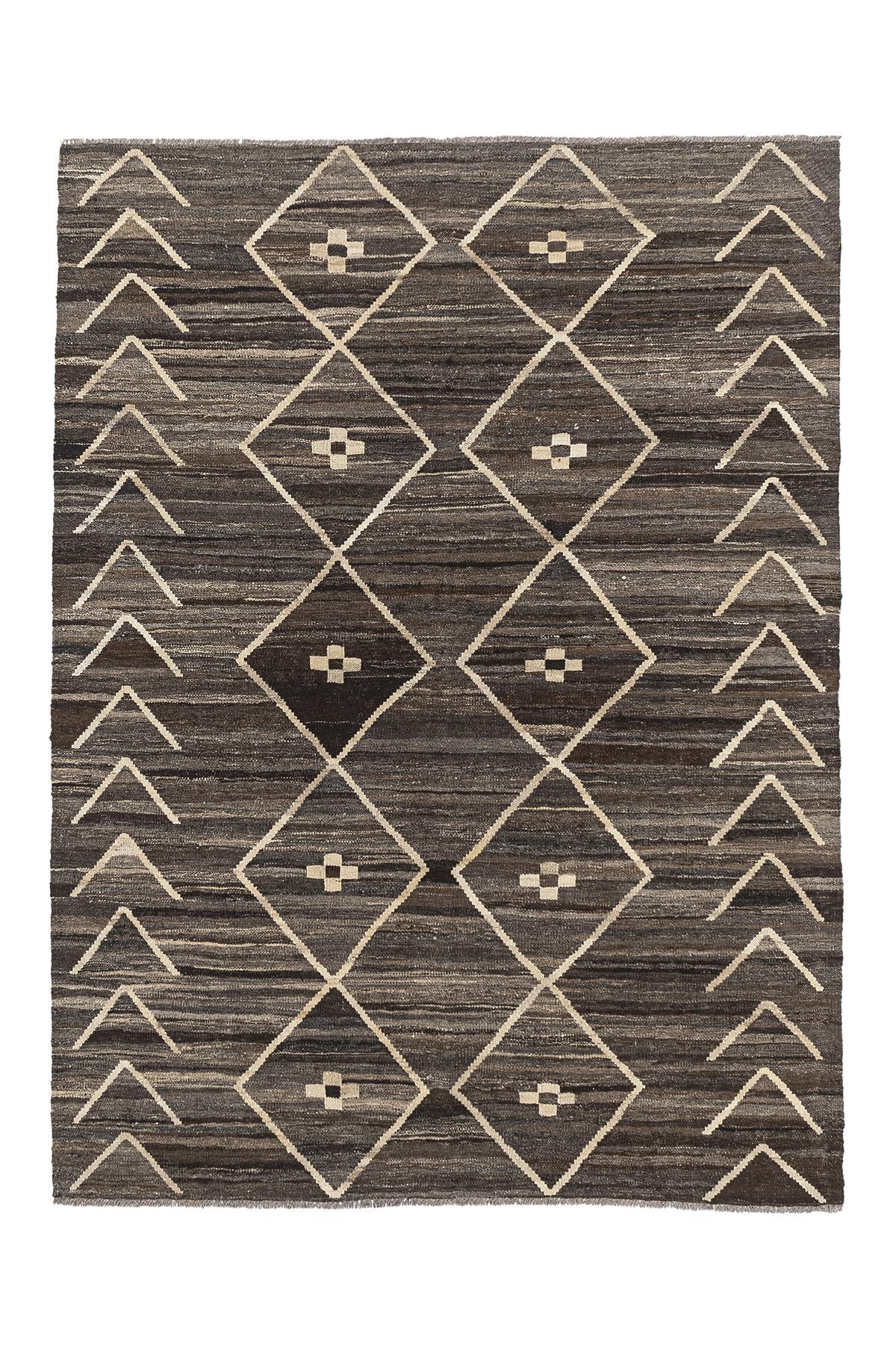Kilim Rug (4.8 x 6.7 ft) | KILIM WHOLESALE - Vintage Handmade Pillows - Vintage Handmade Kilim Rugs - It is 100% wool. Artistic and historical rugs. Old handwoven rugs. - Online hand woven rugs and kilim cushions sales. Shipping to all over the 