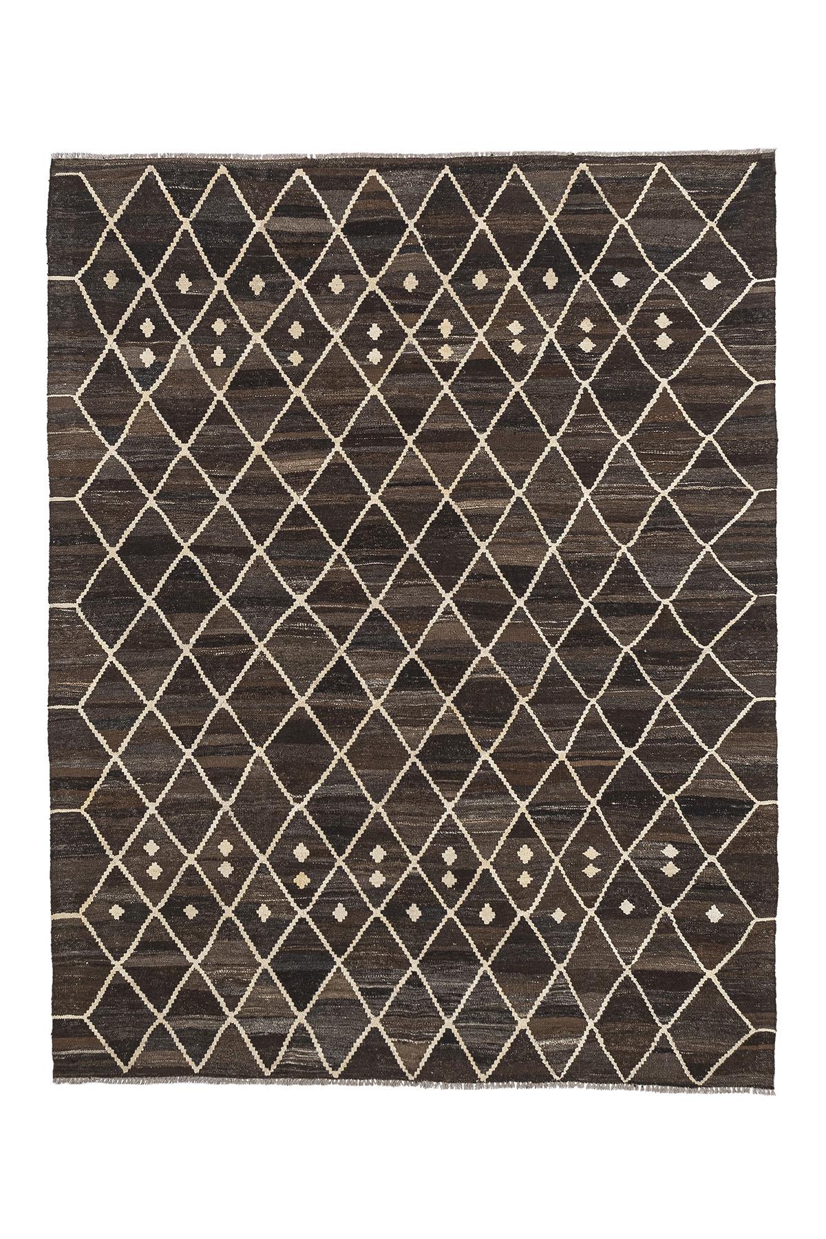 Kilim Rug (4.8 x 6.7 ft) | KILIM WHOLESALE - Vintage Handmade Pillows - Vintage Handmade Kilim Rugs - It is 100% wool. Artistic and historical rugs. Old handwoven rugs. - Online hand woven rugs and kilim cushions sales. Shipping to all over the 