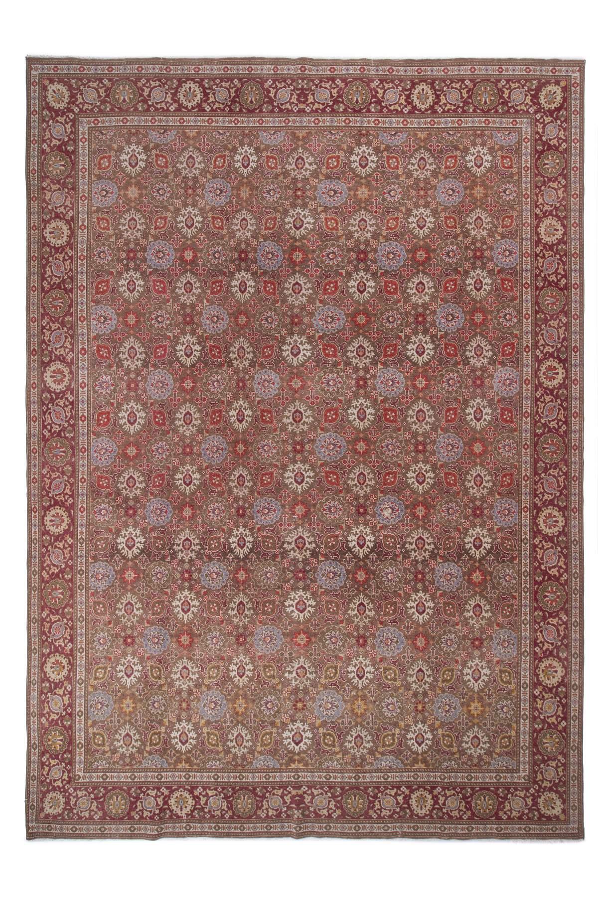 All Over Designed Large Vintage Rug