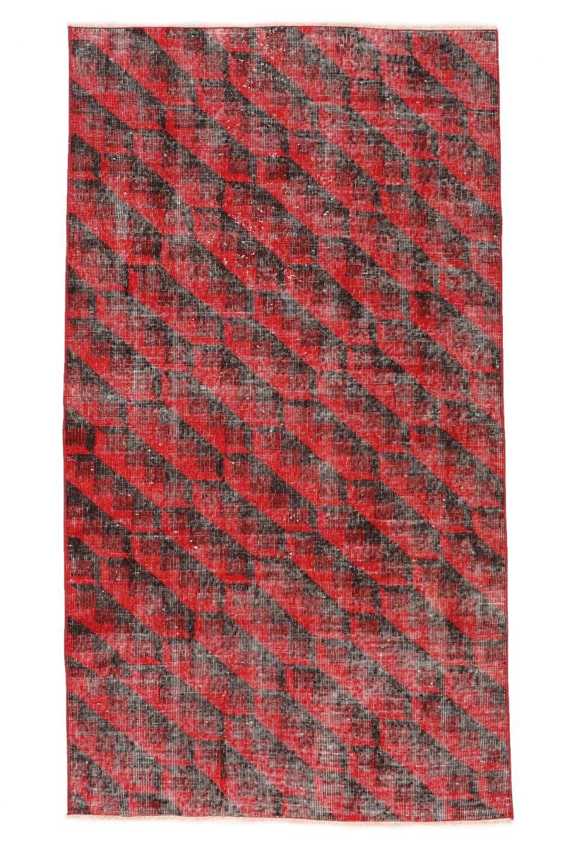 Art Deco Vintage Turkish Rug - 3`10'' x 6`11''