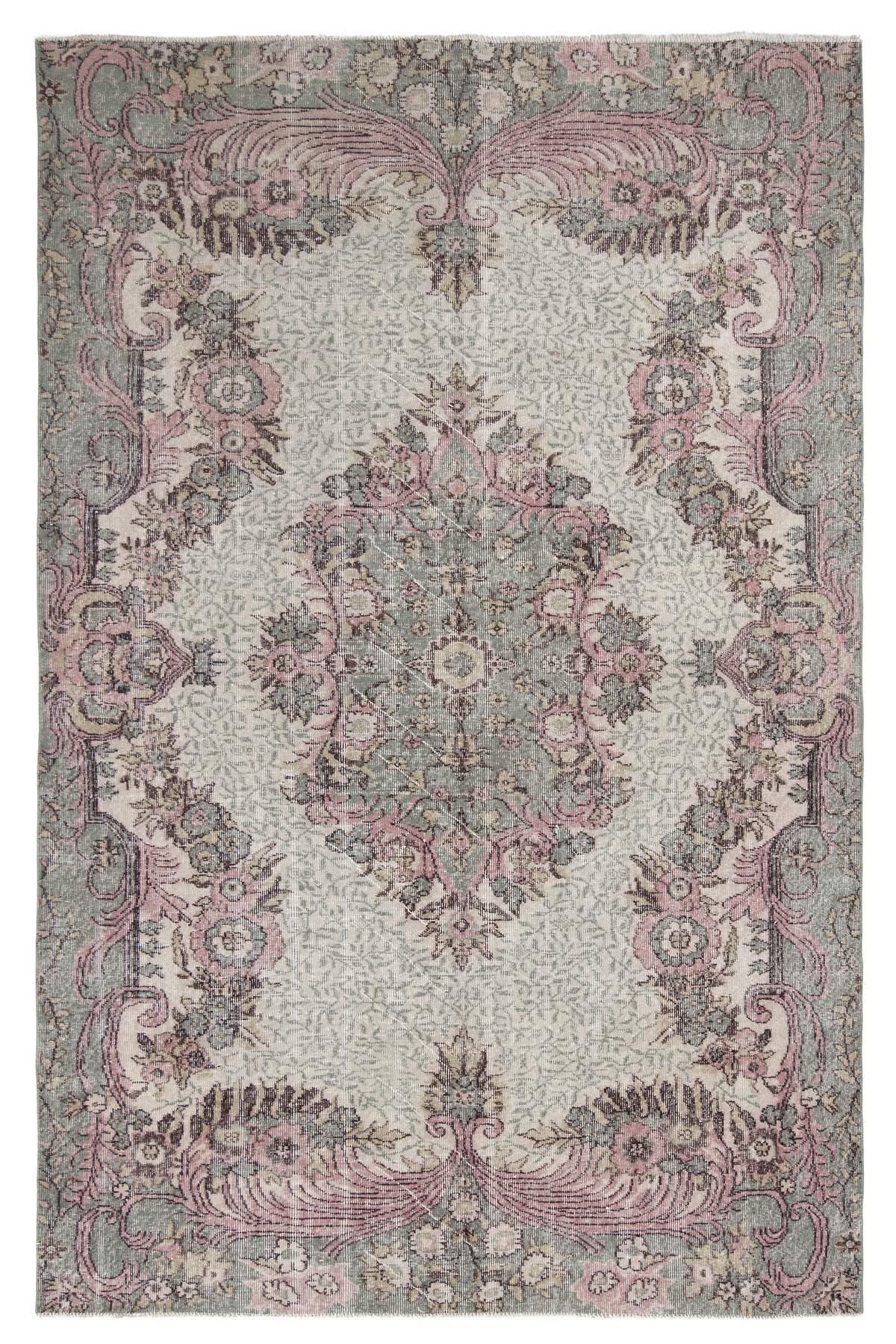 Decorative One Of A Kind Oushak Rug