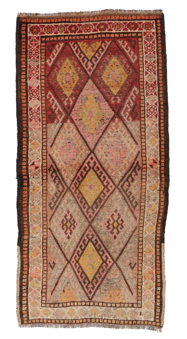 Decorative Vintage Herki Rug - 3`2'' x 6`8''