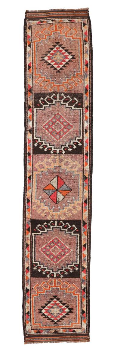 Decorative Vintage Herki Runner - 2`9'' x 13`6''