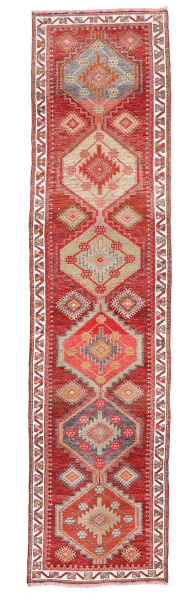 Decorative Vintage Herki Runner - 3`0'' x 12`4''