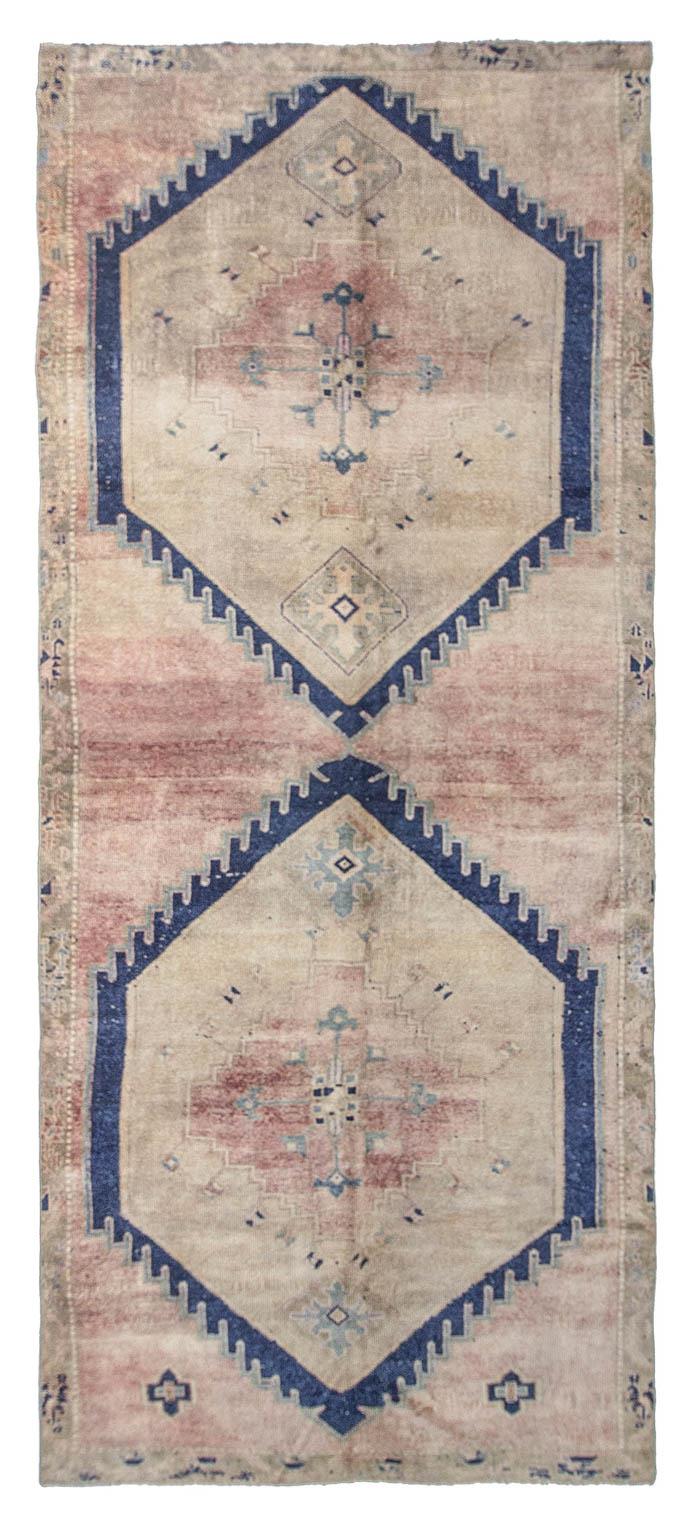 Decorative Vintage Large Kars Wool Rug - 5`4'' x 13`8''