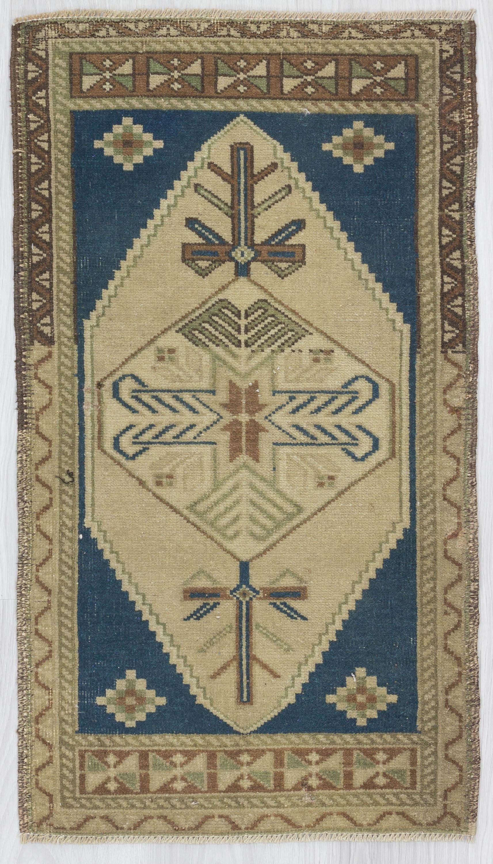 Decorative Vintage Mini Turkish Carpet