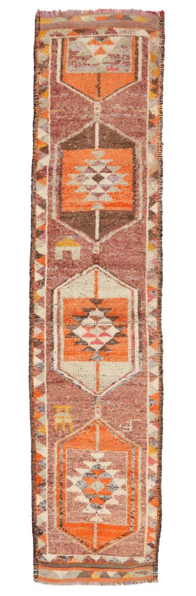 Decorative Vintage Unique Runner - 2`8'' x 11`1''