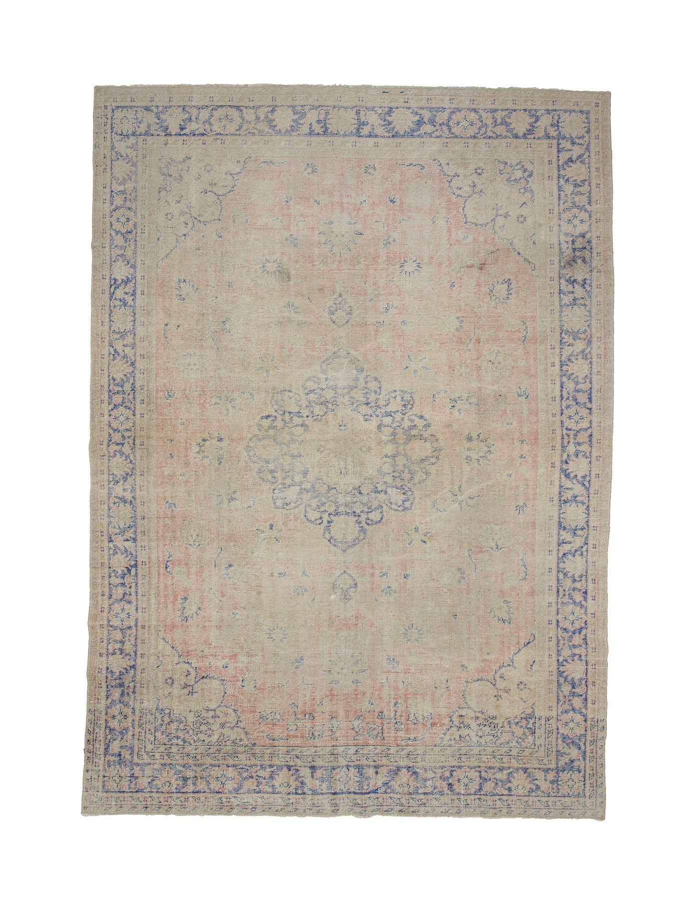Distressed Large Vintage Oushak Rug - 8`2'' x 11`8''