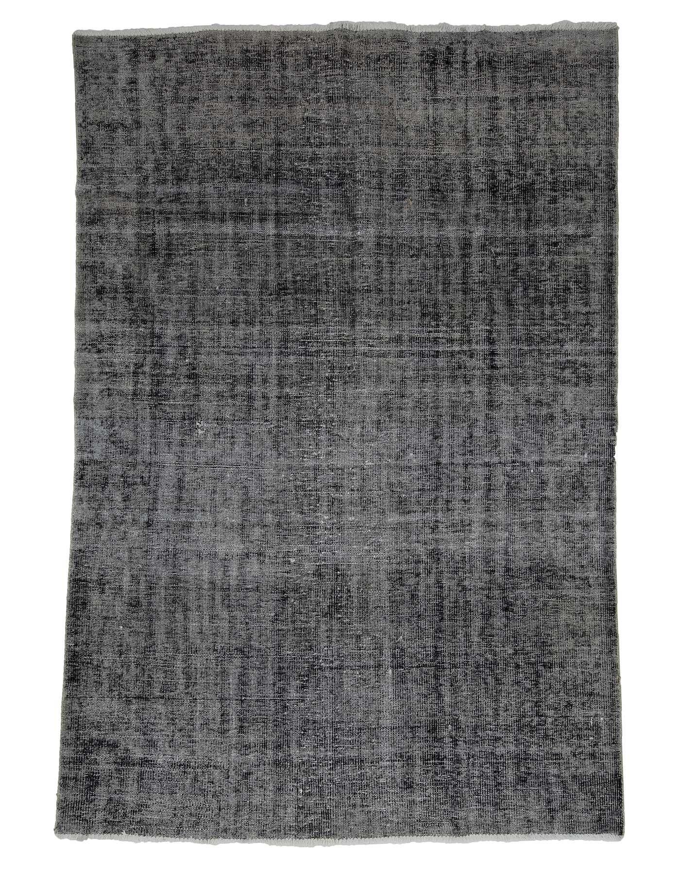 Gray Overdyed Vintage Turkish Carpet - 5`11'' x 8`11''